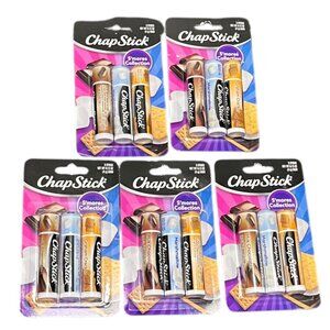 Lot of 5 ChapStick S'mores Collection 3 Sticks NEW &‎ SEALED